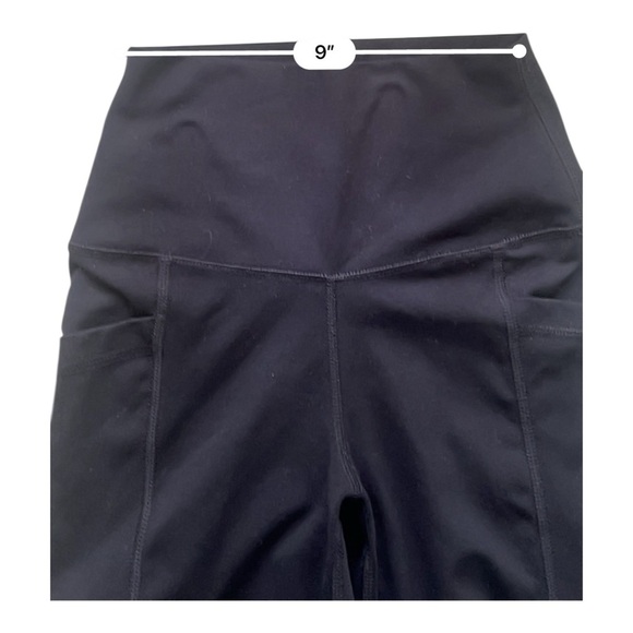 Yogalicious Black Bike Shorts High-Waisted Performance XS polyester spandex - Picture 8 of 12